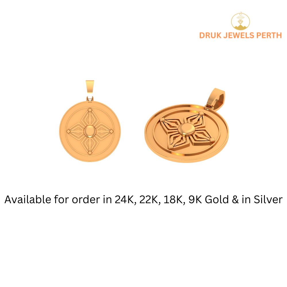 Double Dorje Pendant Circle