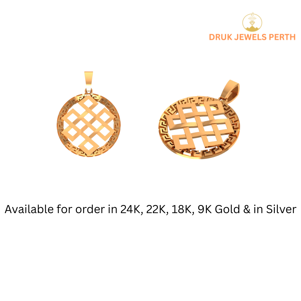Endless Knot Pendant Circle