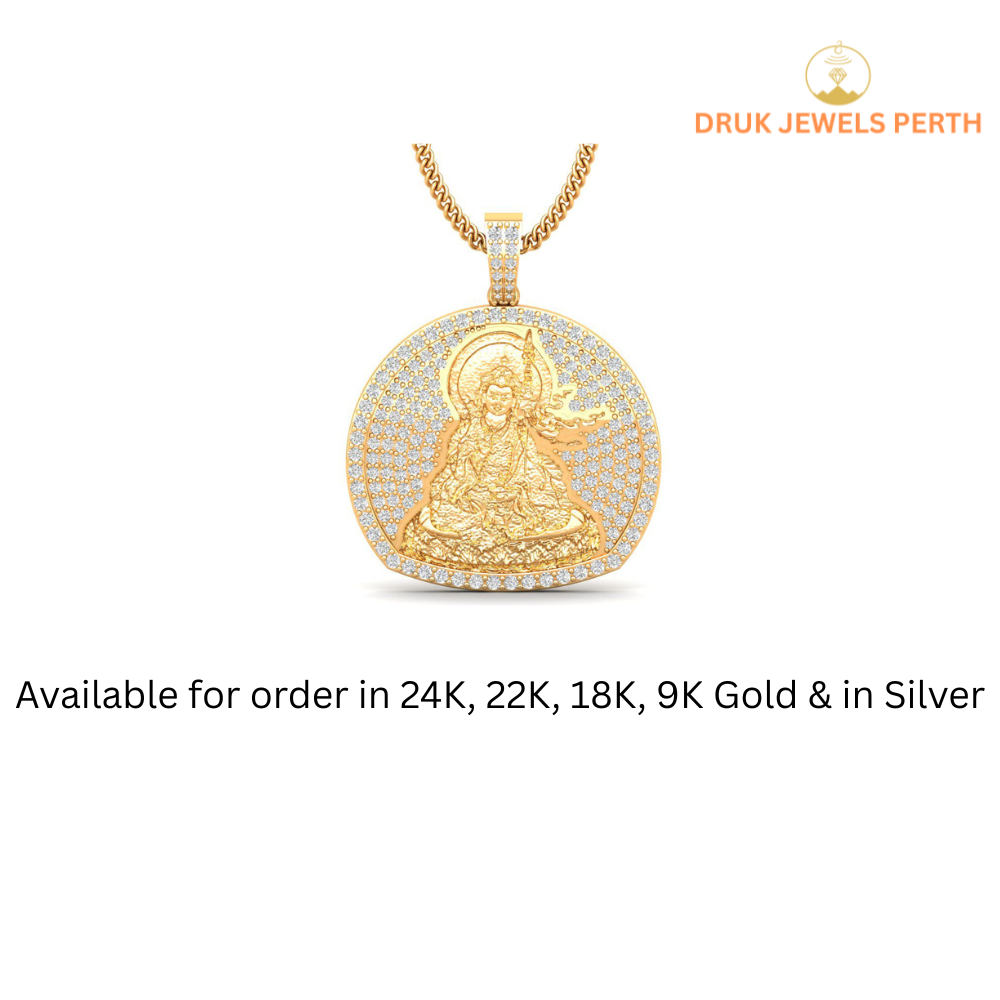 Guru Rinpoche Diamond Pendant