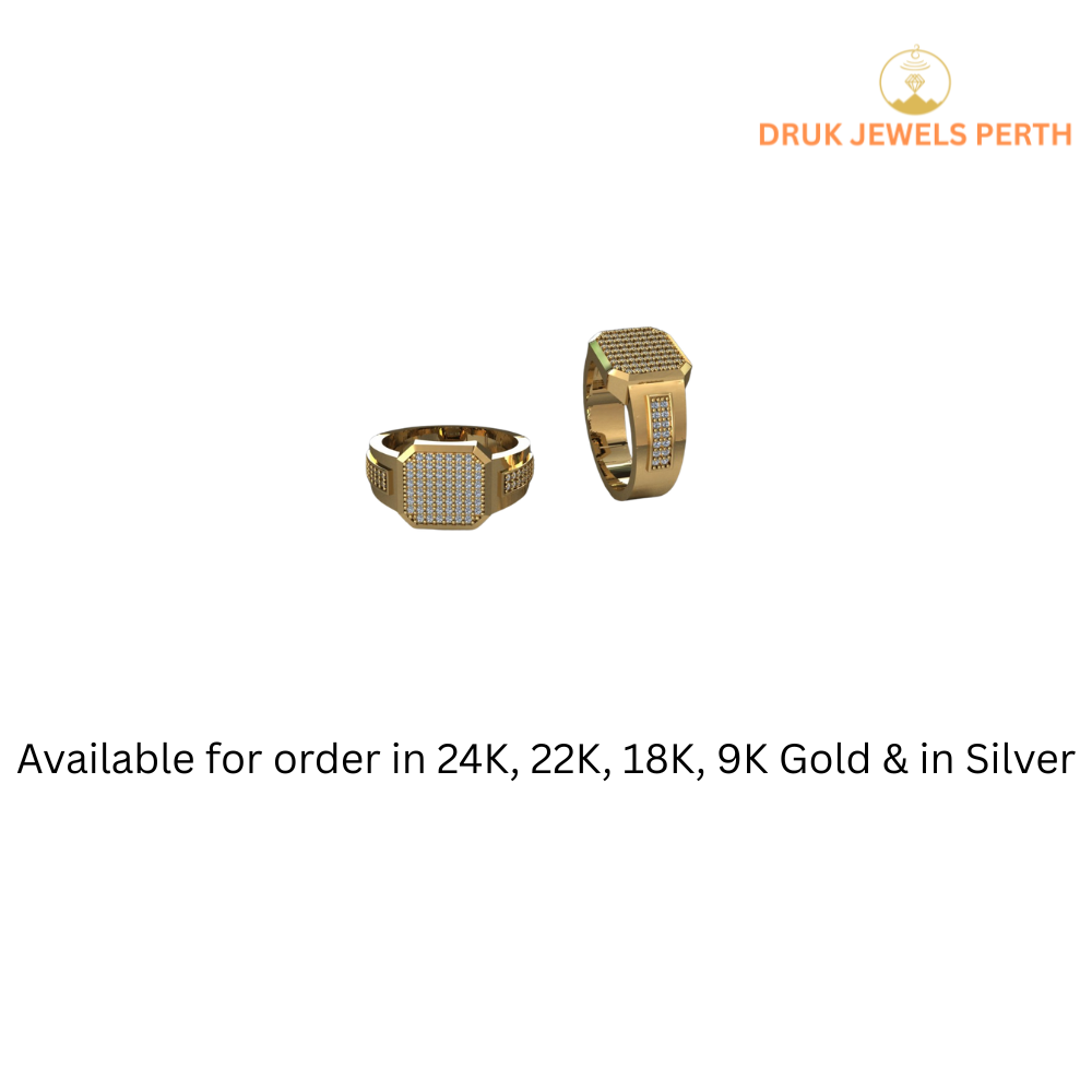 Signet Ring Diamond New